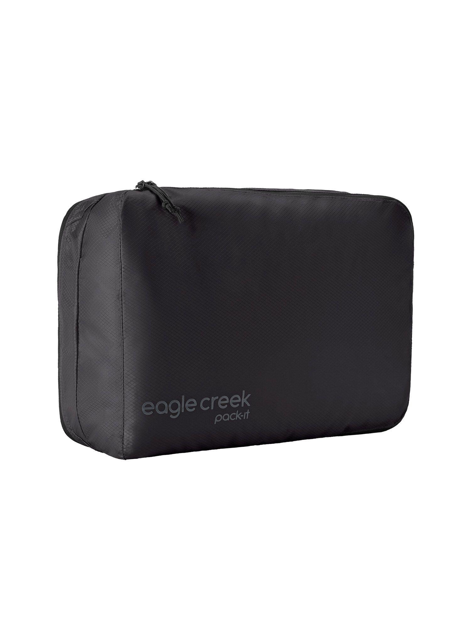 Organizer podróżny Eagle Creek Pack-It Isolate Clean/Dirty Cube M - black/black 3/4