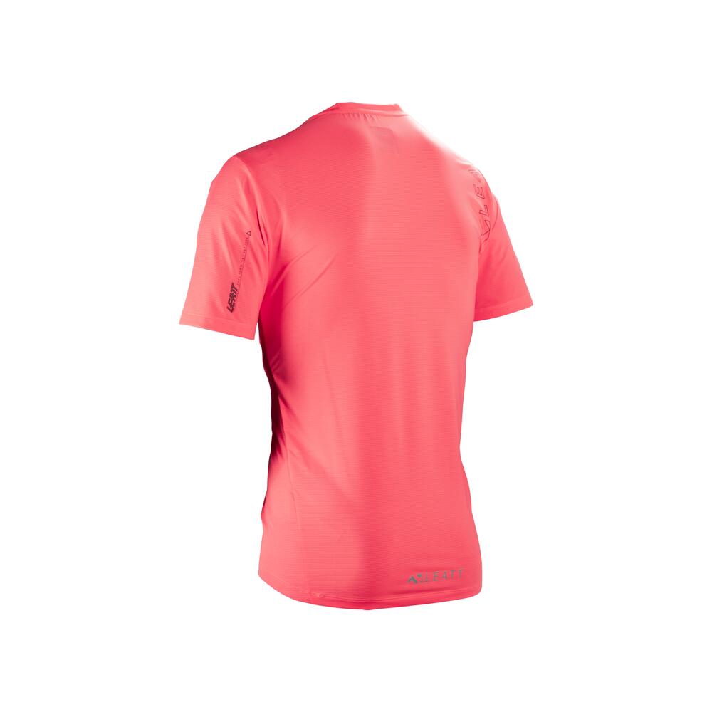 Camiseta MTB Trail X-Flow 1.0 elástica y ultraligera rosa para hombre 2/7