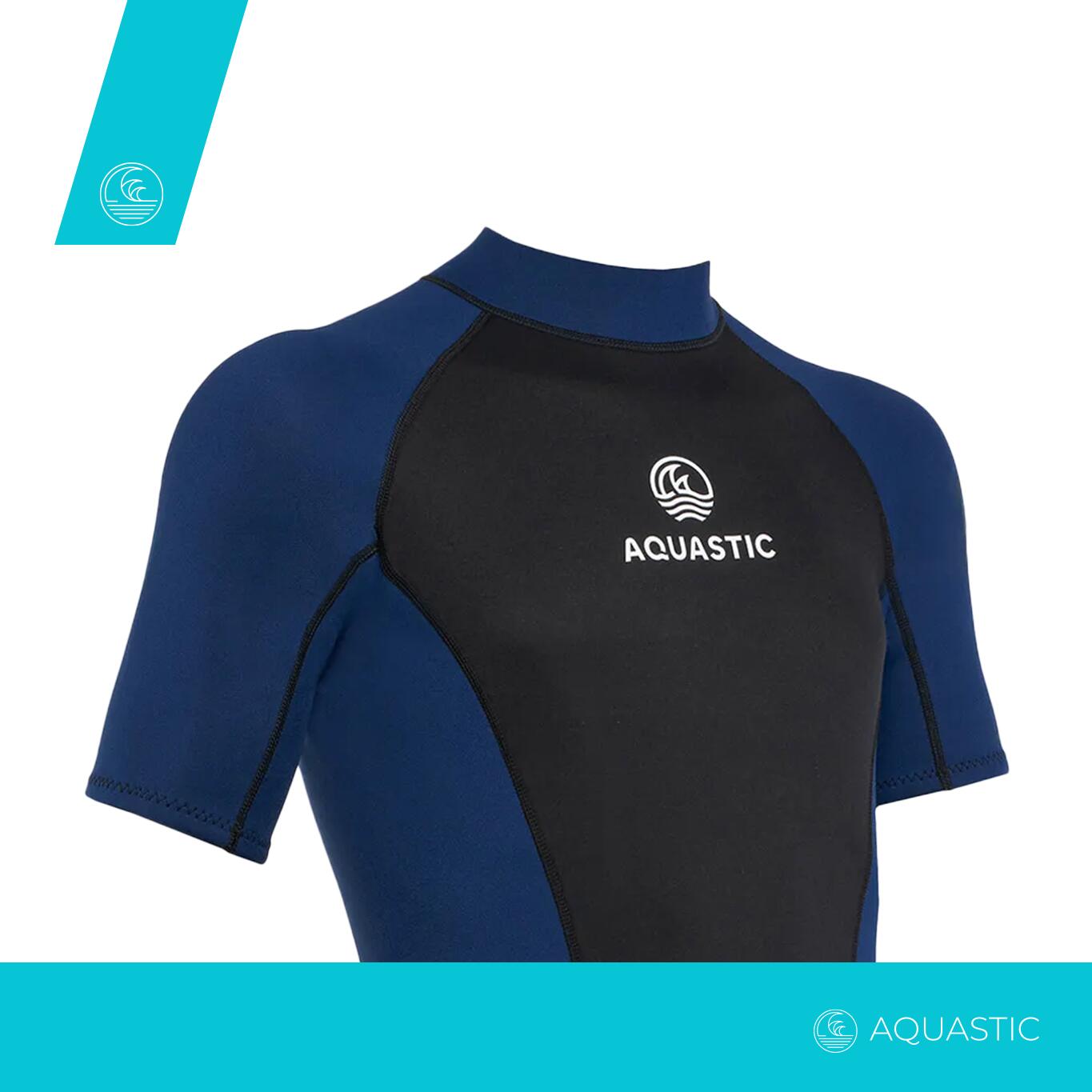 AQUASTIC Wavey 2 mm Schwimm-Neoprenanzug für Herren 2/7