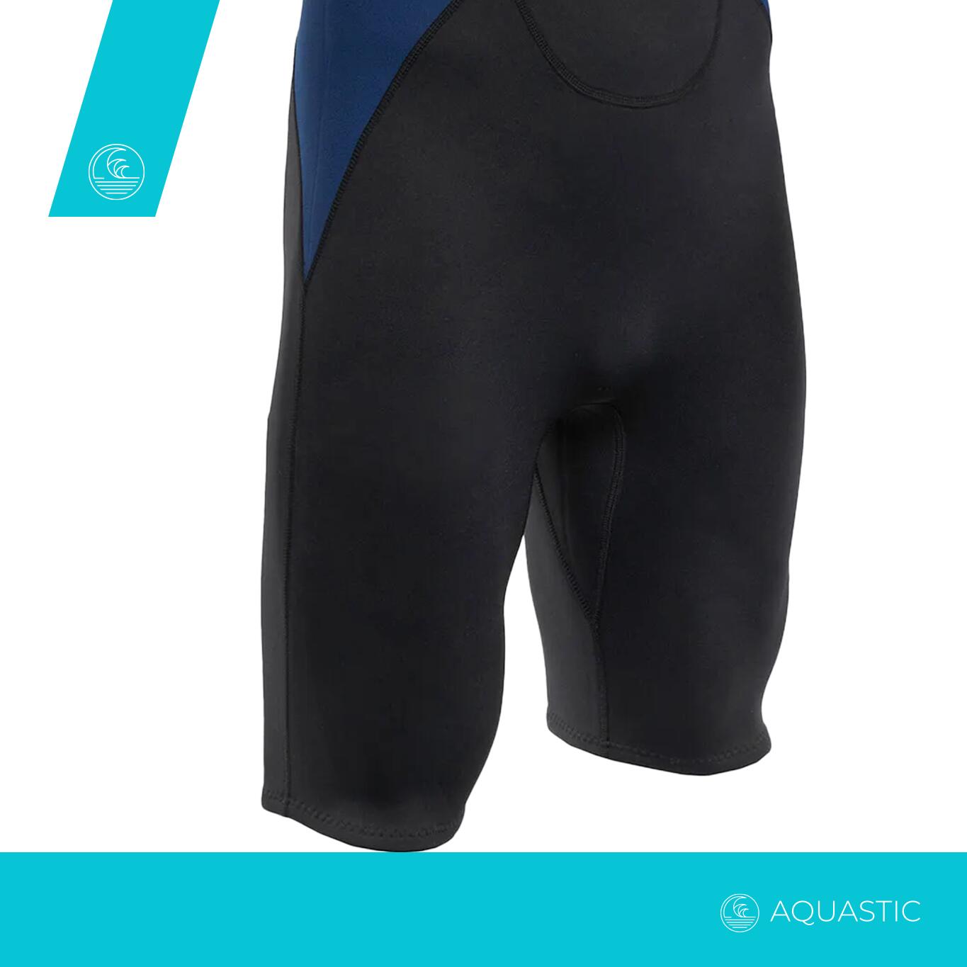 AQUASTIC Wavey 2 mm Schwimm-Neoprenanzug für Herren 5/7
