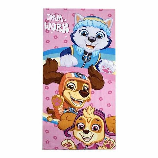 Serviette de plage The Paw Patrol Rose clair