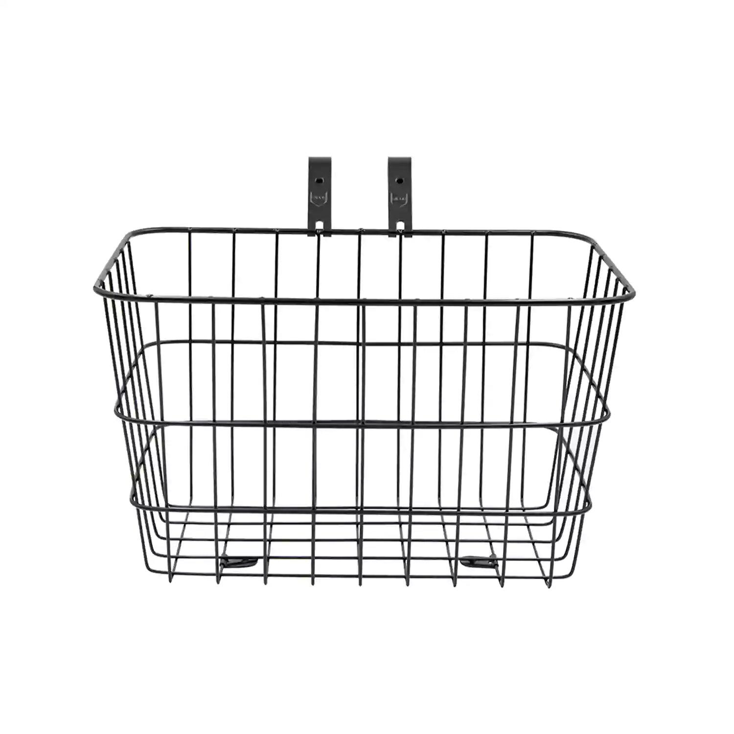 SIECH Siech Cycles Large Handlebar Basket Black Stainless Steel