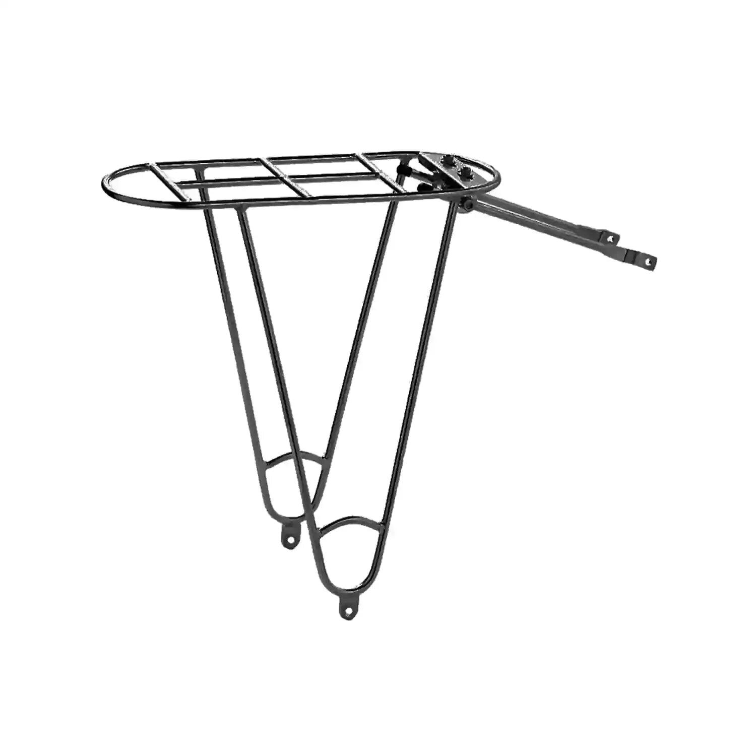 SIECH Portapacchi Siech Cycles Carrier nero acciaio inossidabile universale