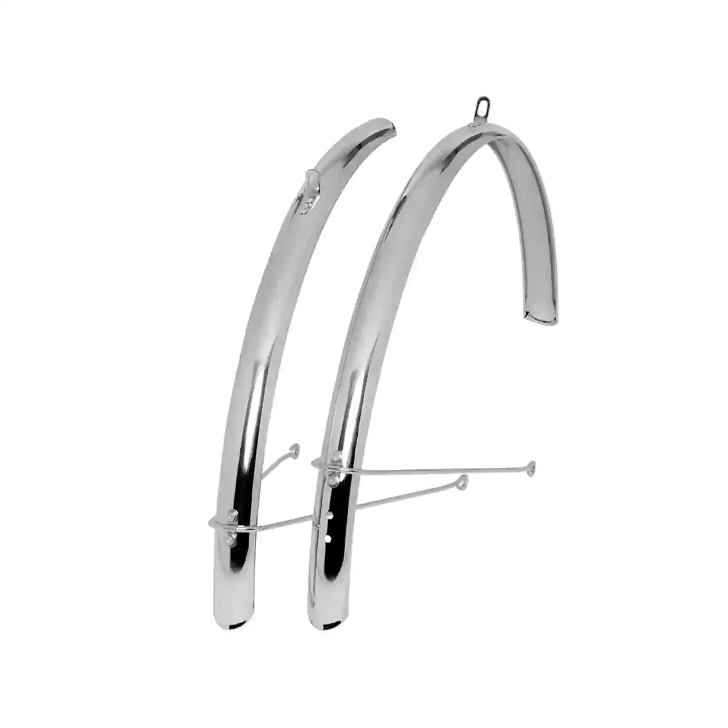 SIECH Mudguards 38mm Siech Cycles Chrome Stainless Steel 28"