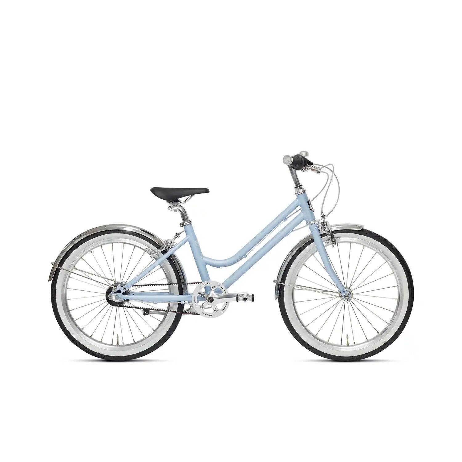 SIECH Bicicletta per bambini 20" Siech alluminio verde scuro, cinghia Gates, 3 marce