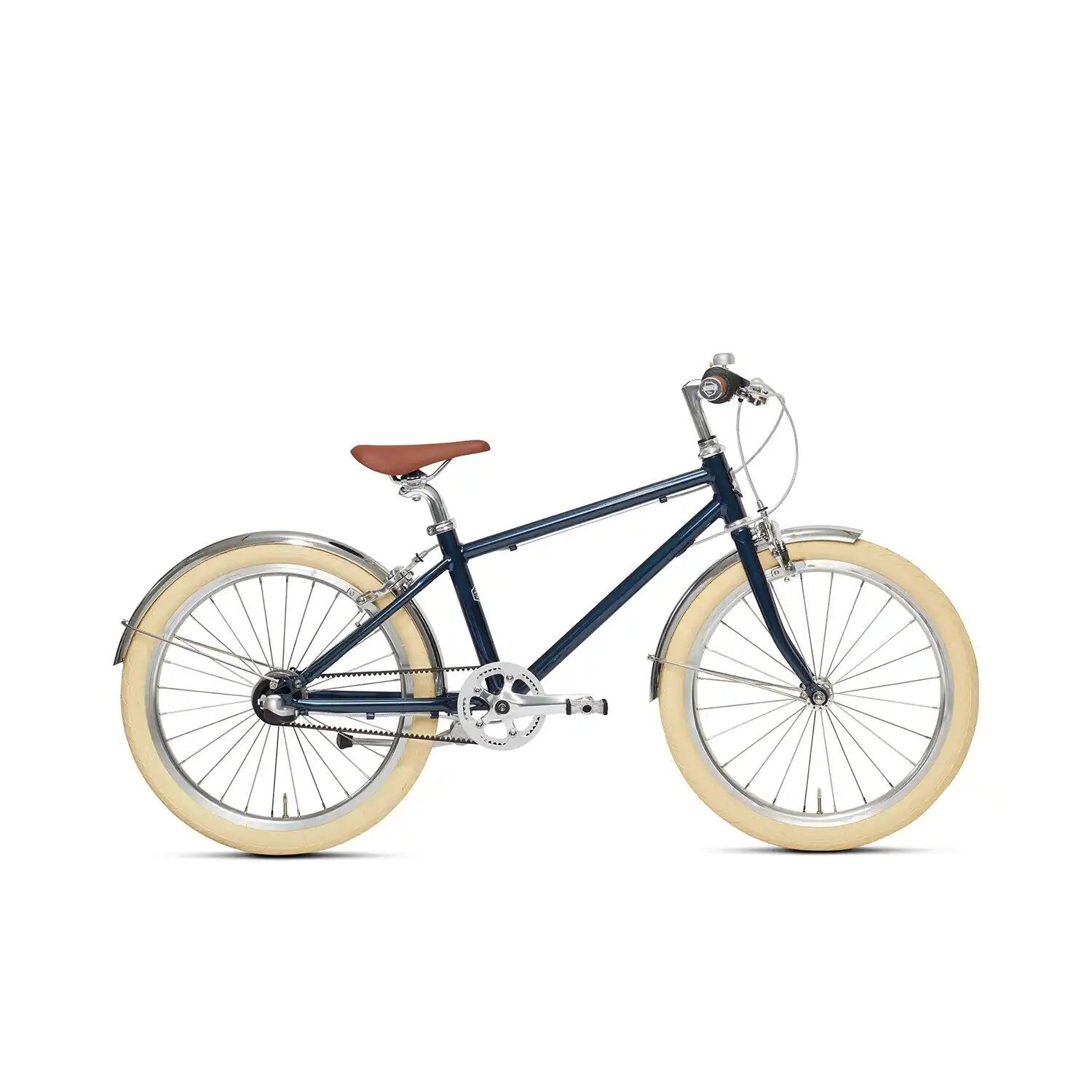 SIECH Bici per bambini 20" Siech blu scuro alluminio, cinghia Gates