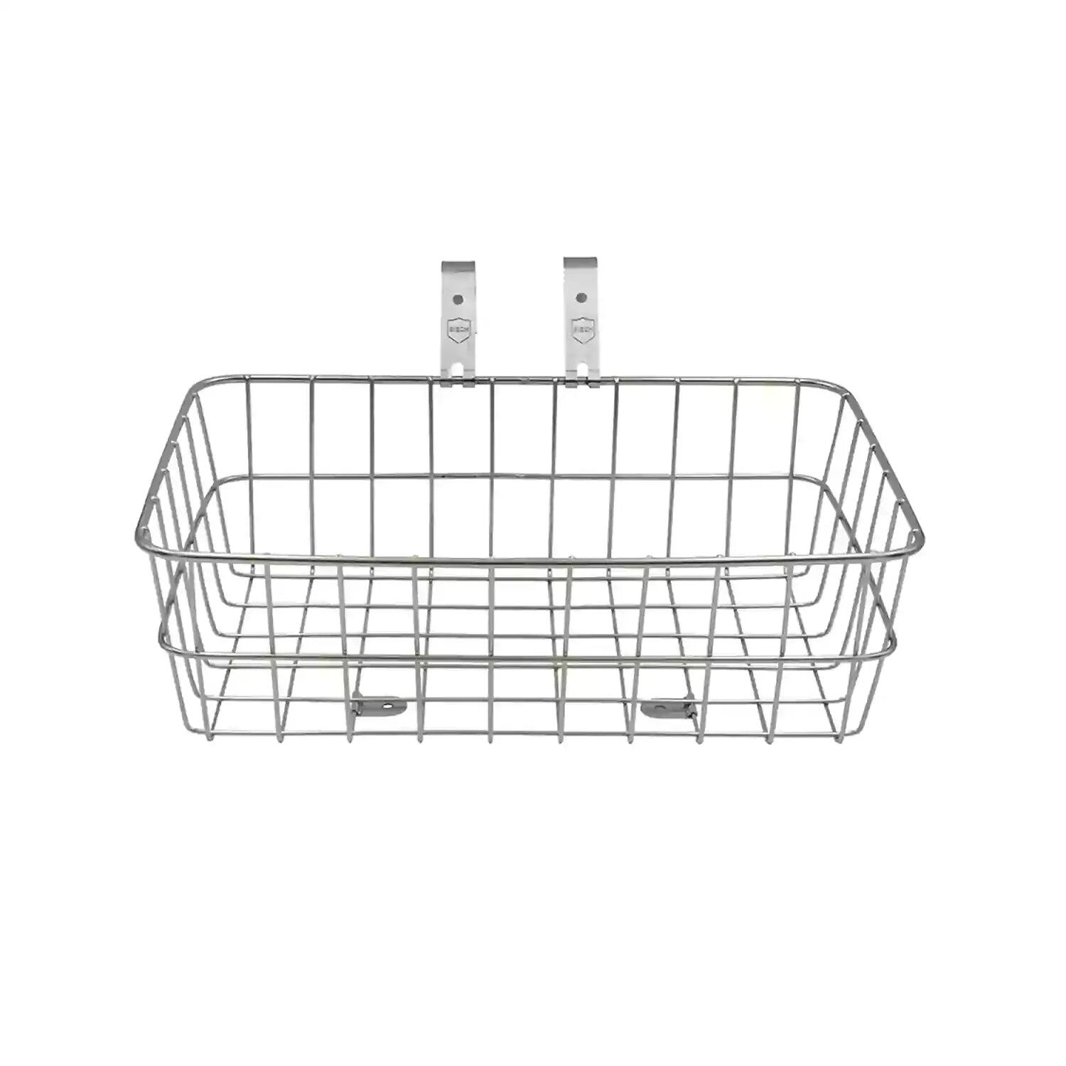 SIECH Handlebar Basket Basket Silver Stainless Steel Grey Universal