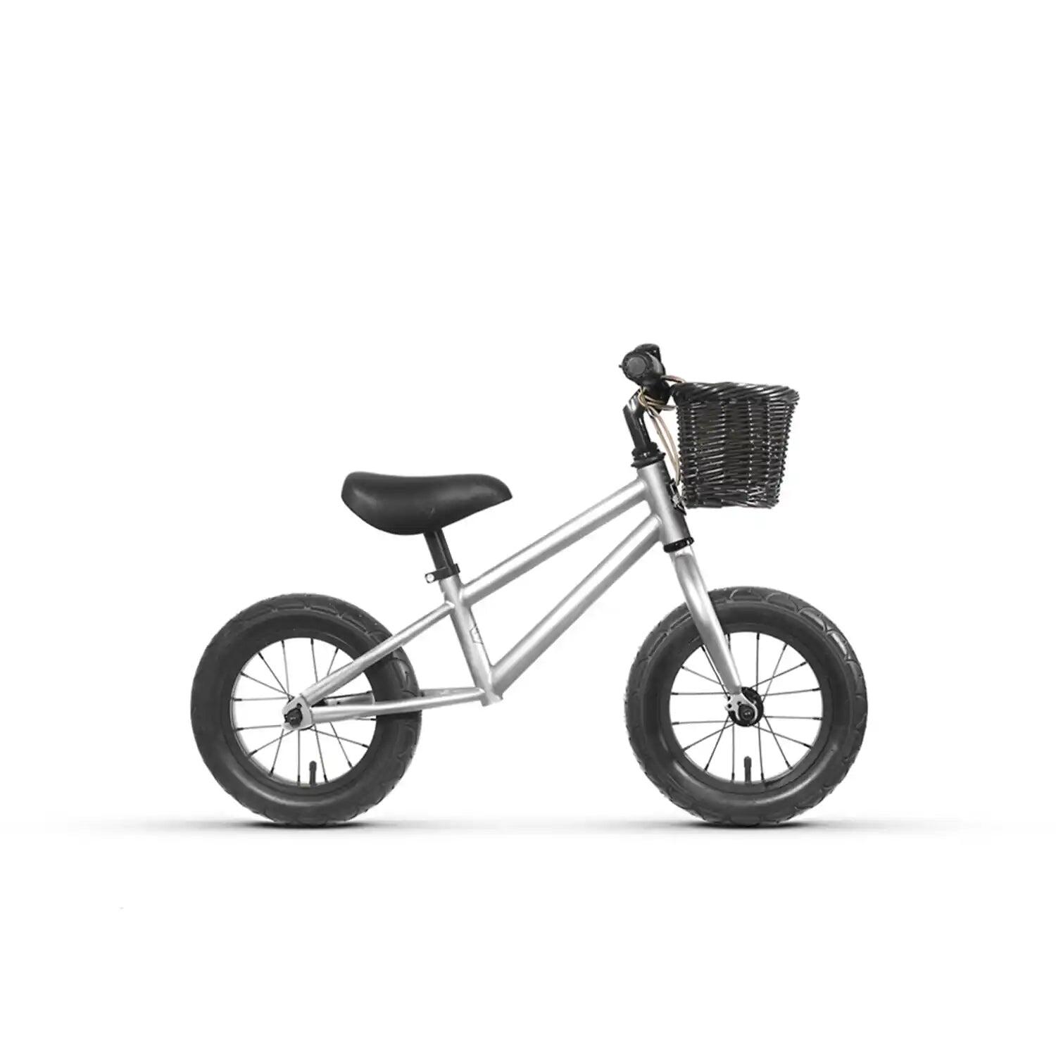 SIECH Bicicletta senza pedali 12" Kids Bike Silver colore grigio