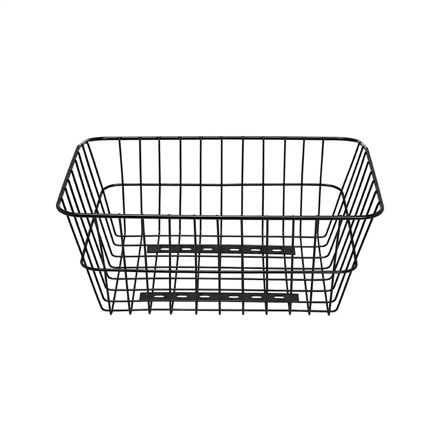SIECH Siech Cycles Rear Bike Basket Black Stainless Steel Universal Mount