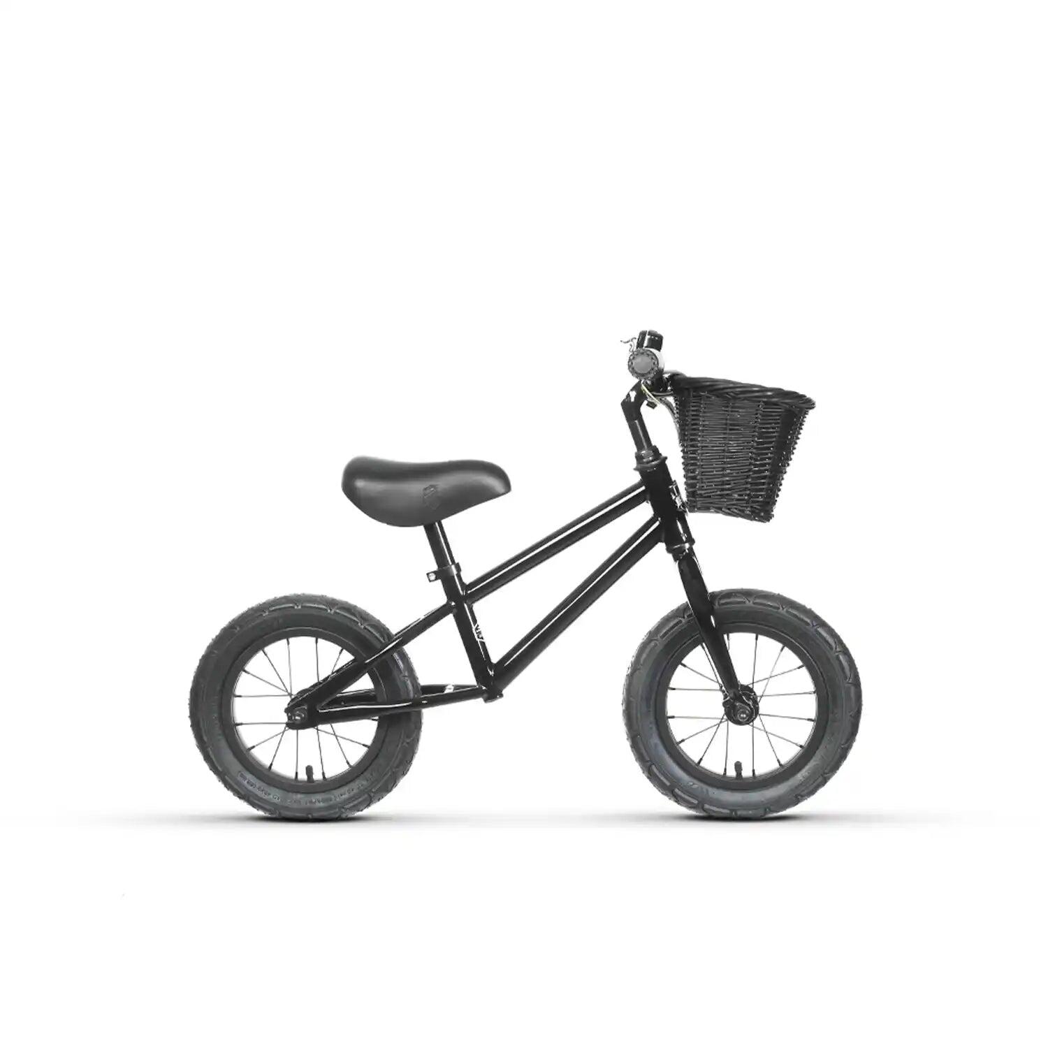 SIECH Bici senza pedali 12" Kids Bike Nero telaio in acciaio regolabile