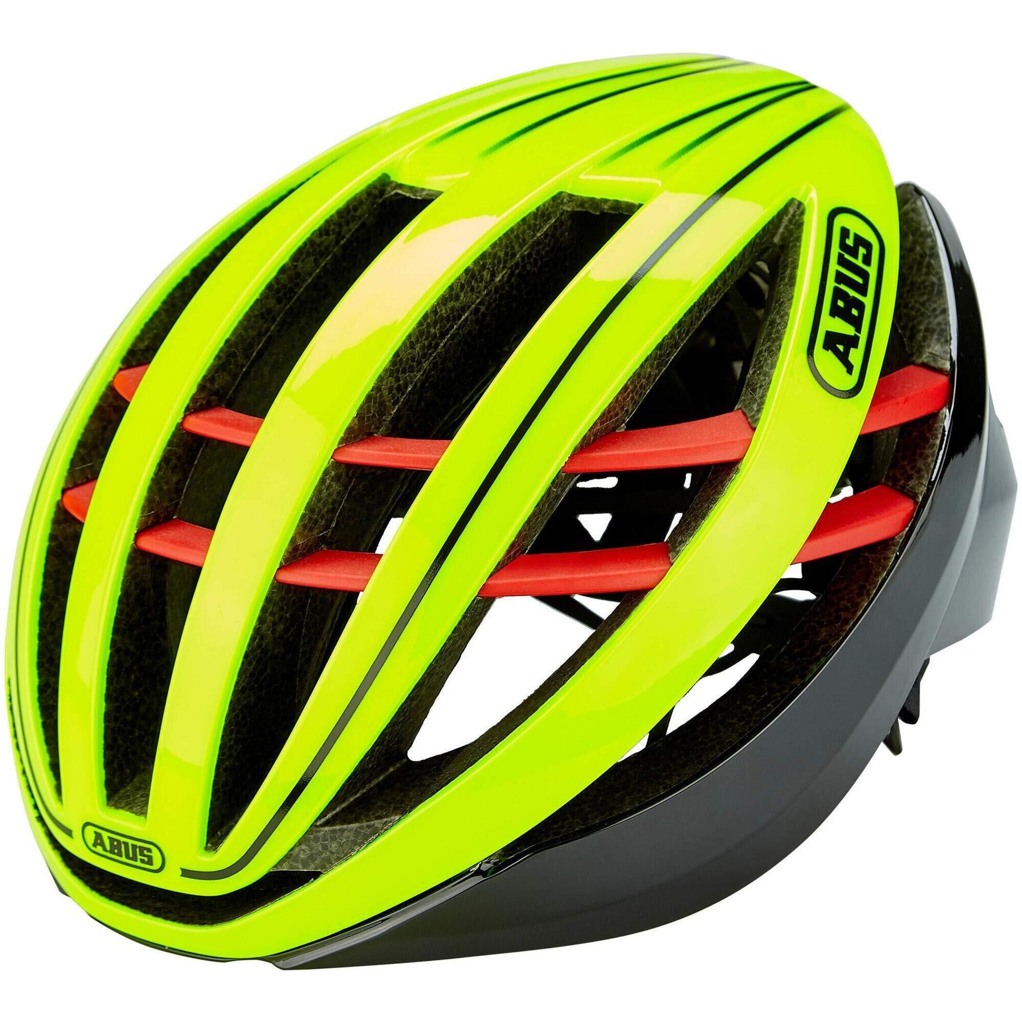 Abus - Casque Vélo Abus Aventor - Casque - Jaune - 38 S - Decathlon