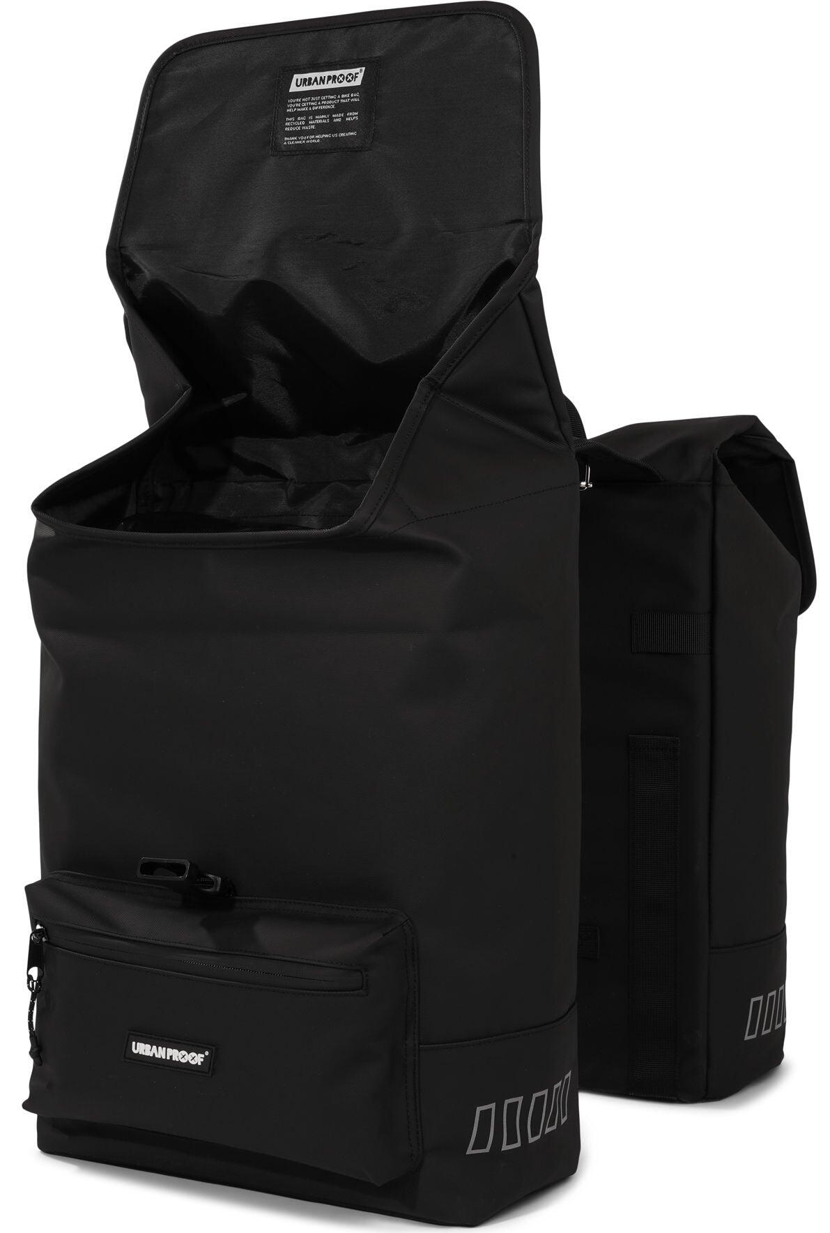 Doppeltasche für Fahrräder - 38 Liter - Schwarz 7/7
