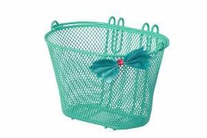 BASIL Basil Jasmin Kinderfietsmand - Ovalen Mand in Mintgroen