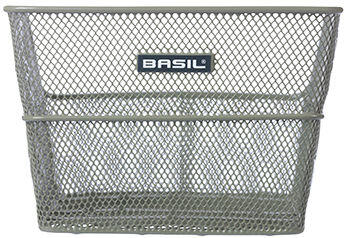 Panier à vélo Cento S FM Flower avec fixation fixe 31 x 21 x 9 cm - vert olive 3/6