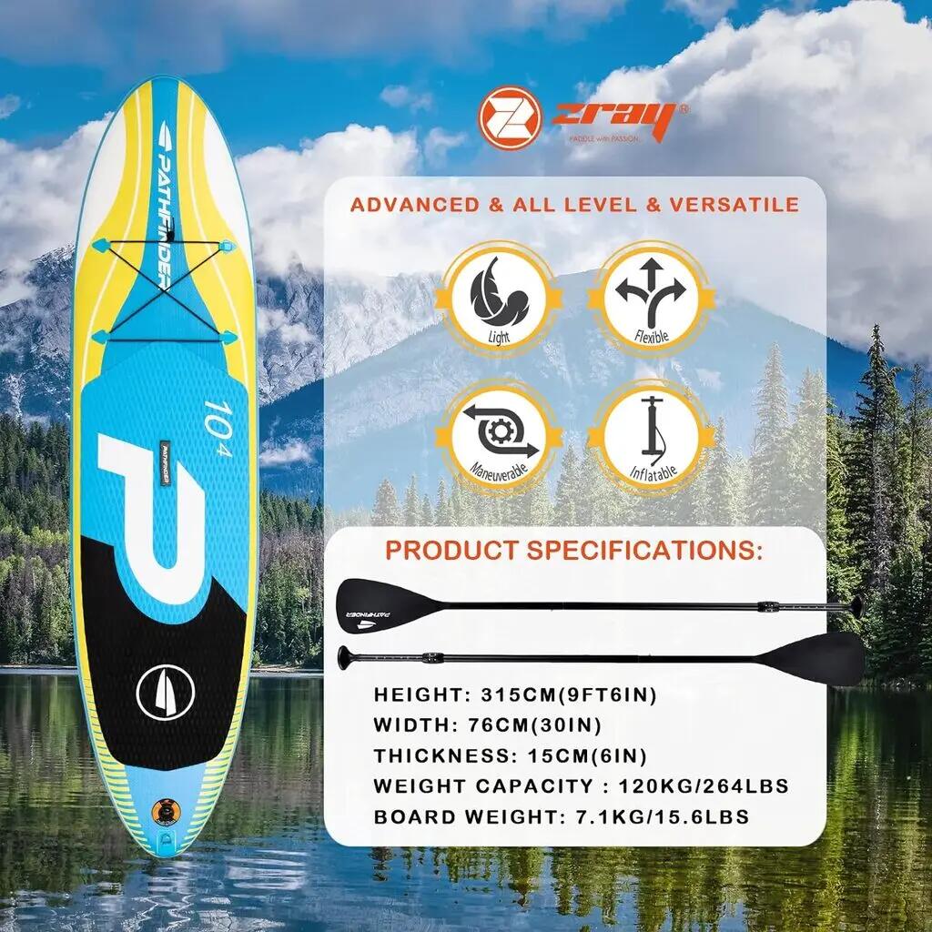 Nafukovací paddleboard SUP PATHFINDER Lite 10'4'' 4/7