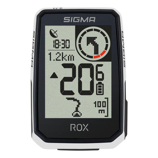 GPS-FAHRRADCOMPUTER ROX 2.0 ENDURANCE WEISS