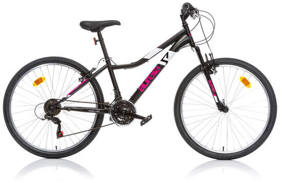 Vélo enfant Ring Girl 26 pouces, motif dinosaure noir