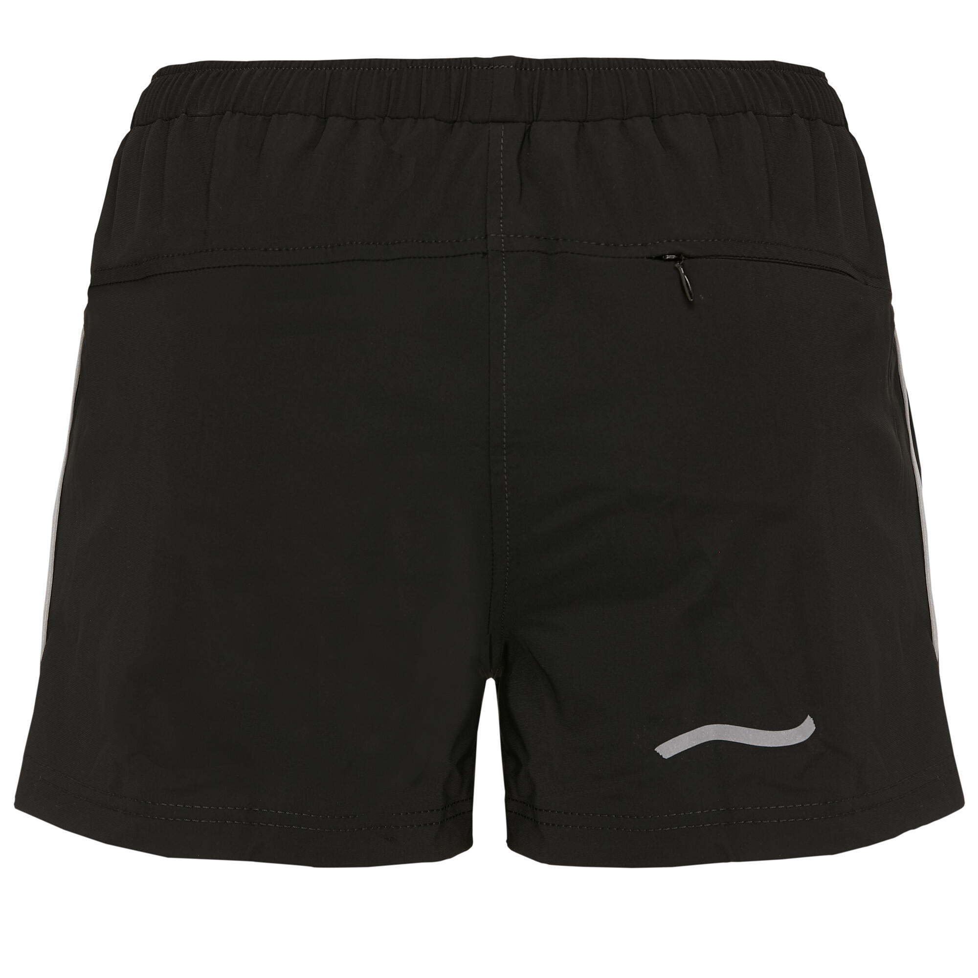 Lockere Damen Laufshorts mit Reißverschlusstasche KIKEA 2/7