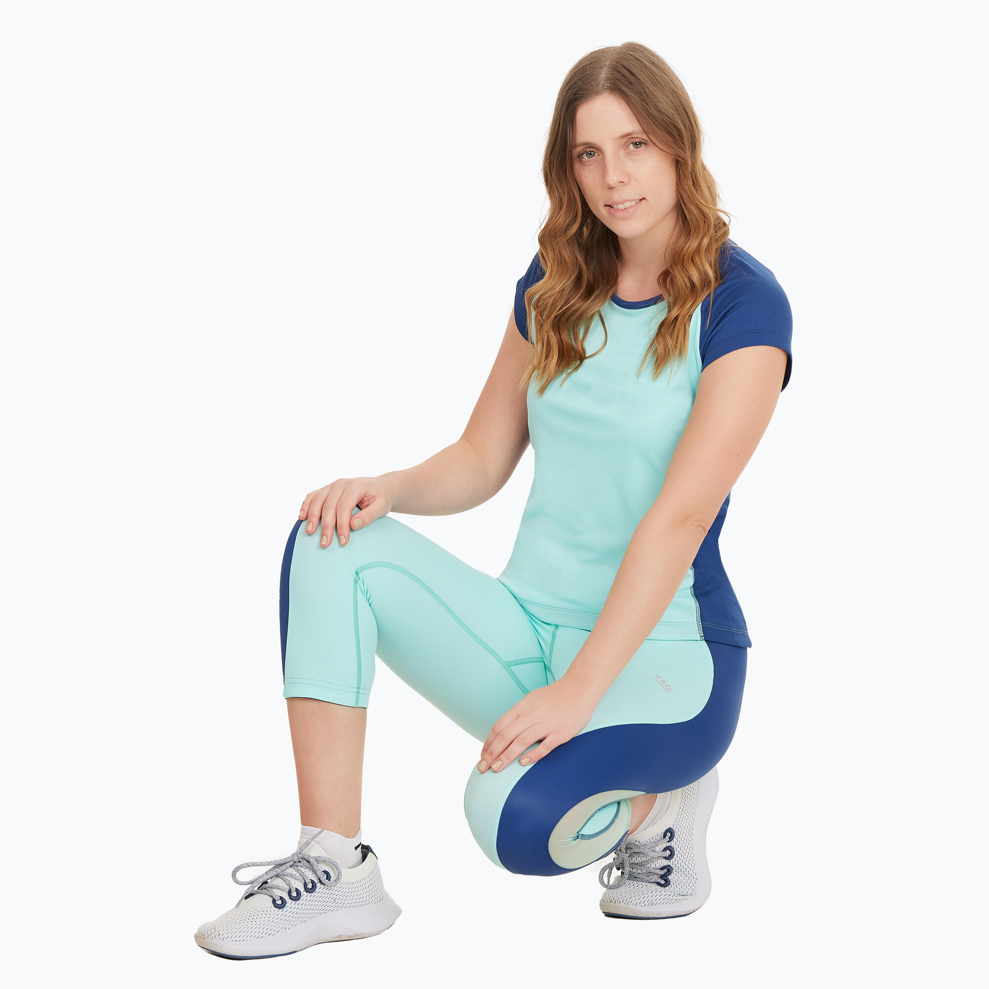 Atmungsaktive Damen 3/4-Lauftight mit Tasche JONIDA 3/5