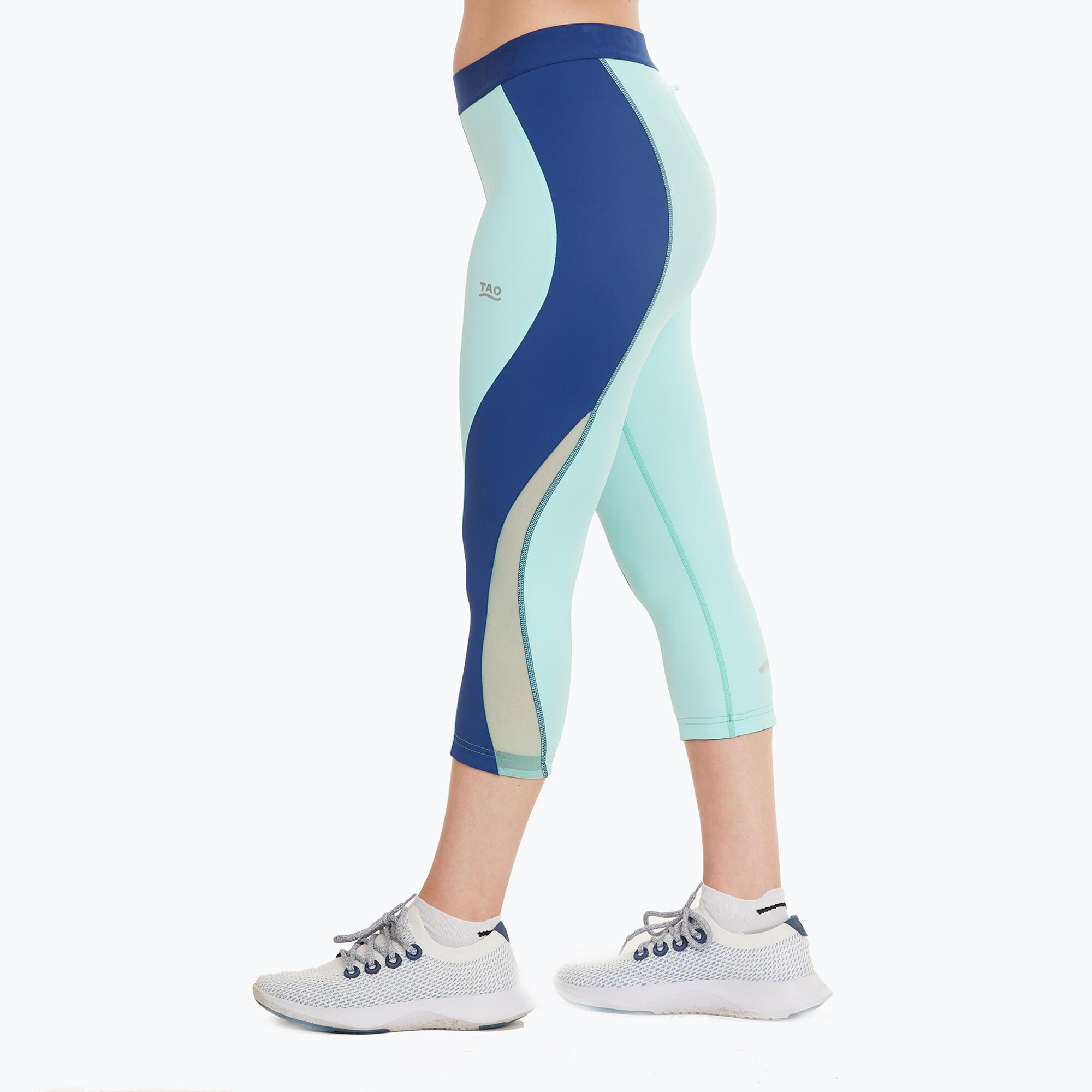 Atmungsaktive Damen 3/4-Lauftight mit Tasche JONIDA 4/5