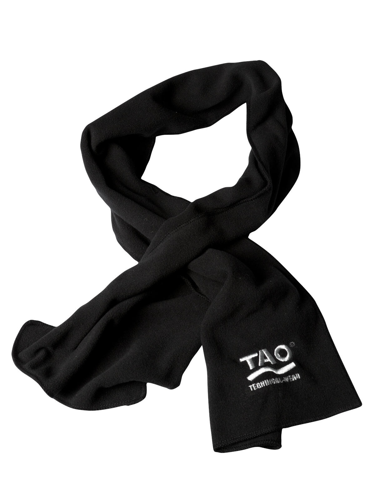 TAO Winterschal aus Fleece mit eingesticktem TAO-Logo FLEECE SCARF