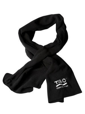 Winterschal aus Fleece mit eingesticktem TAO-Logo FLEECE SCARF