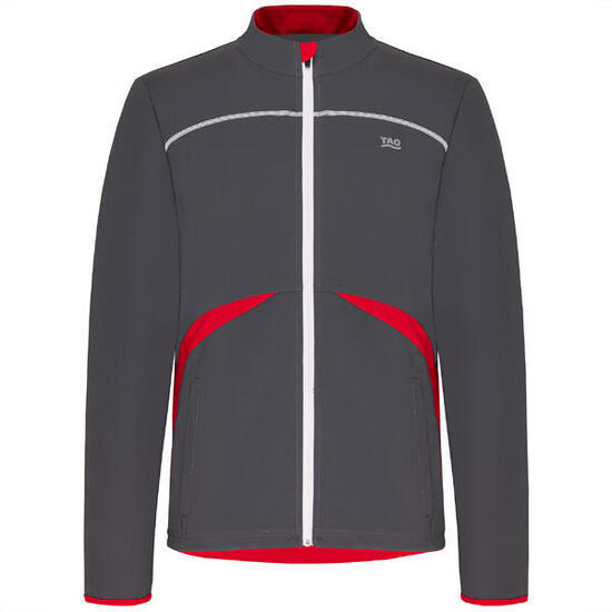 Pillingresistente Herren Laufjacke mit Reflektoren BLEON