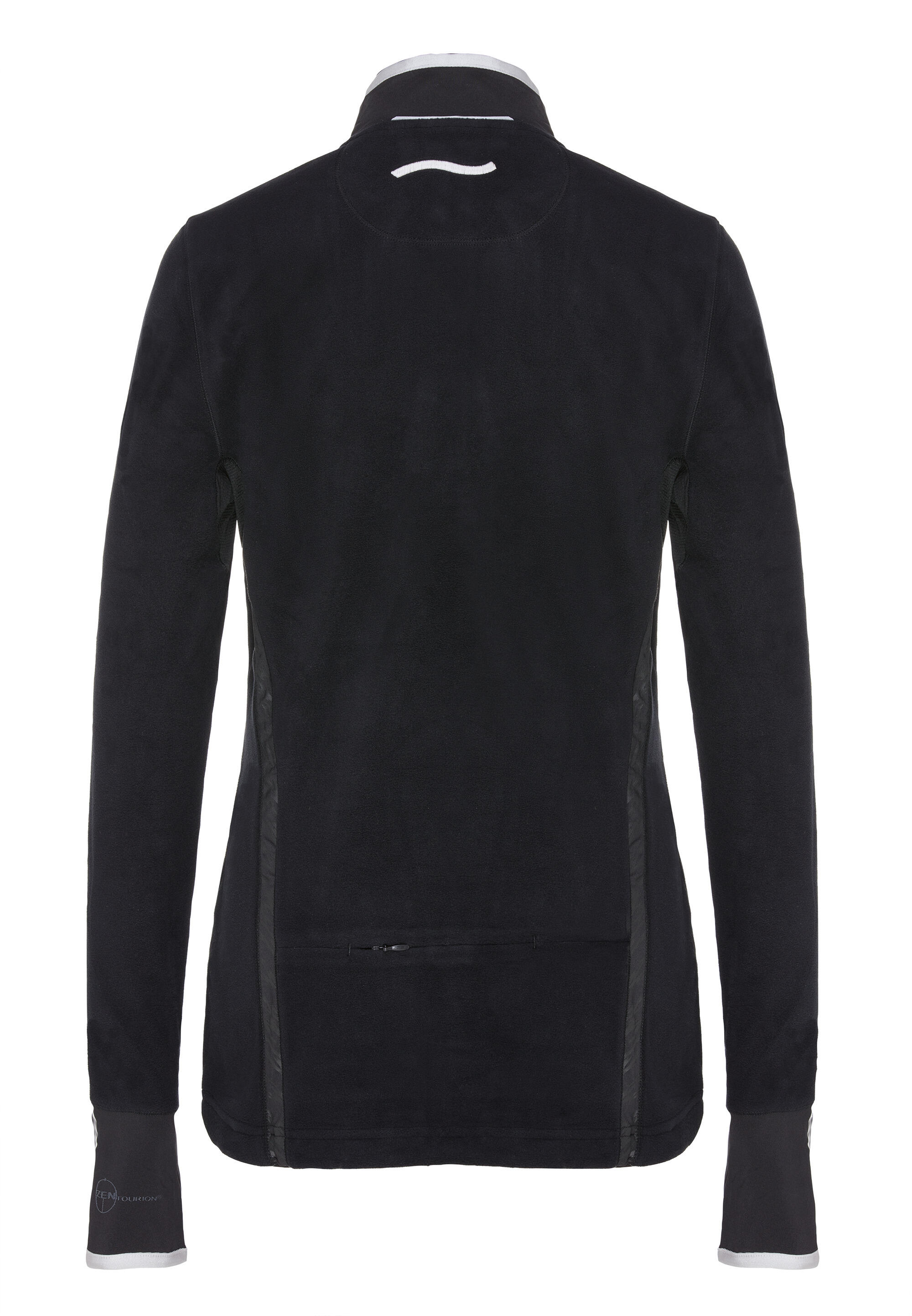 Tailliertes Fleece Langarm Laufshirt mit Zip-Tasche für Damen POLARFLEECE 2/4