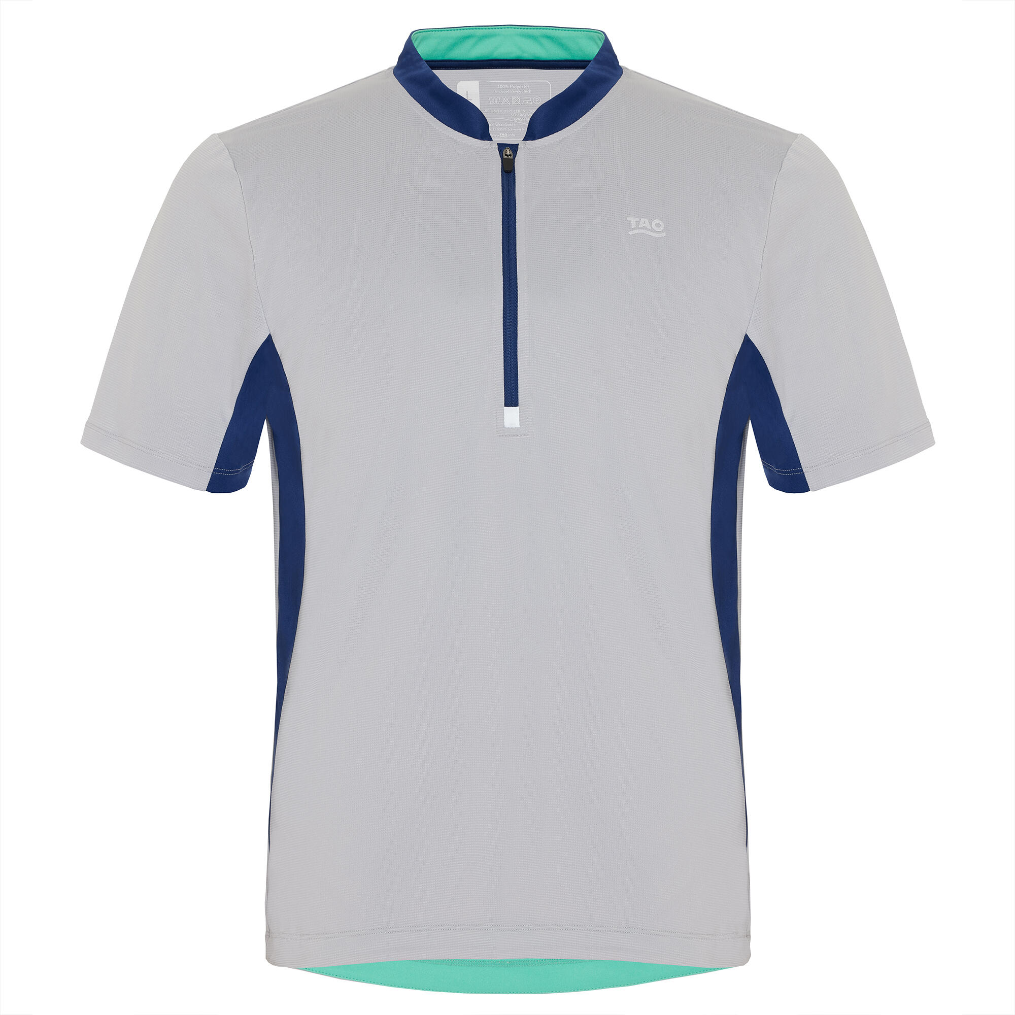 Atmungsaktives Herren Laufshirt mit Zip EYLO 1/5