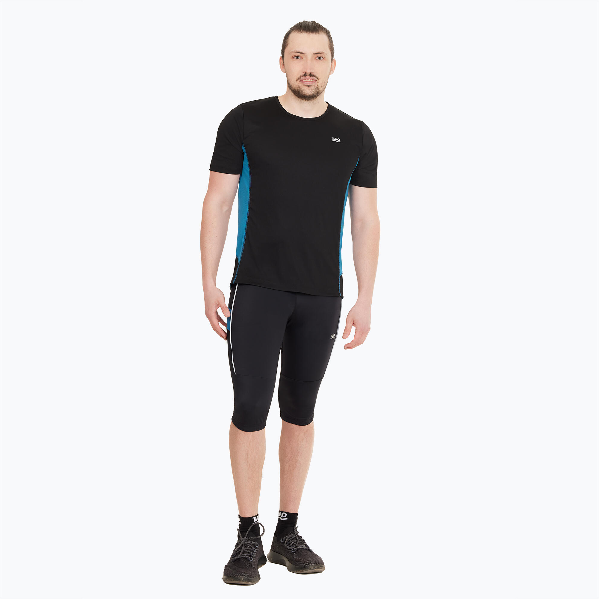 Atmungsaktive Herren Lauftight mit Reflektoren PONTUS 2/4