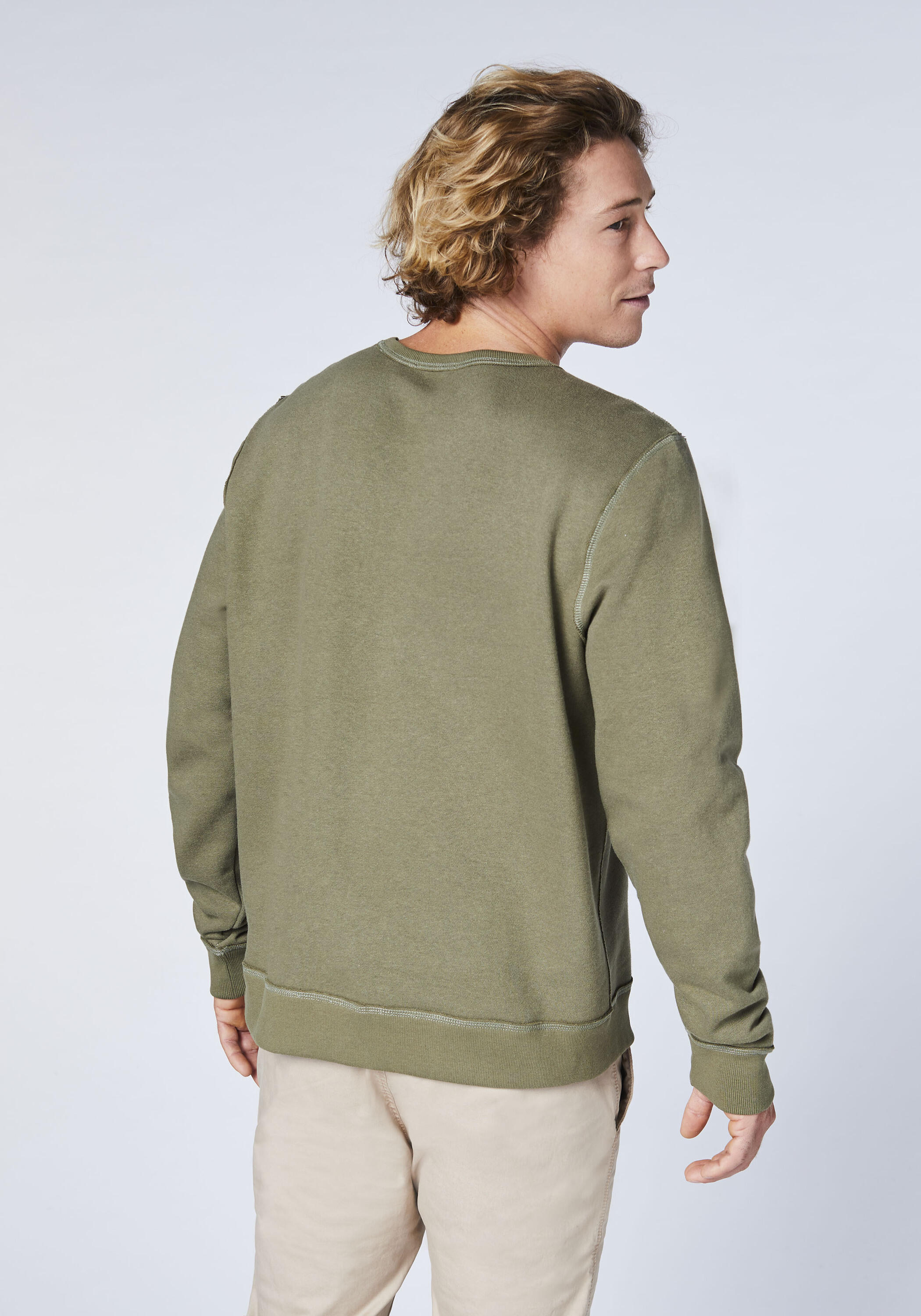 Sweater im Basic-Look mit Logo-Motiv 4/7