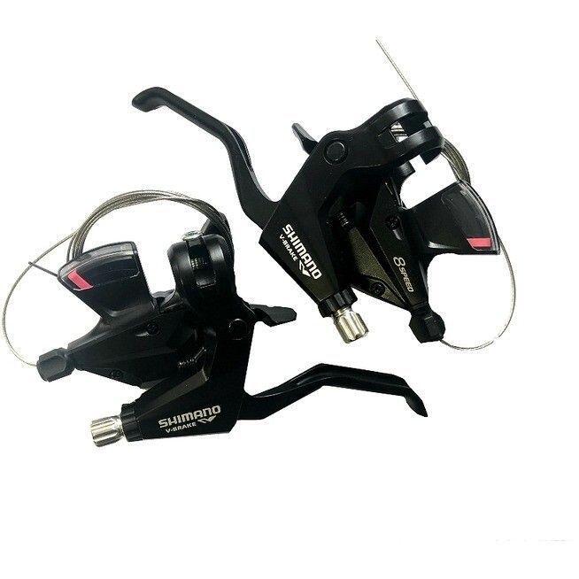 Shimano - Paire De Manette Dérailleur - 3x8 Vitessess + Leviers St-m310-l-2 - Levier Frein - Noir - Taille Unique - Decathlon