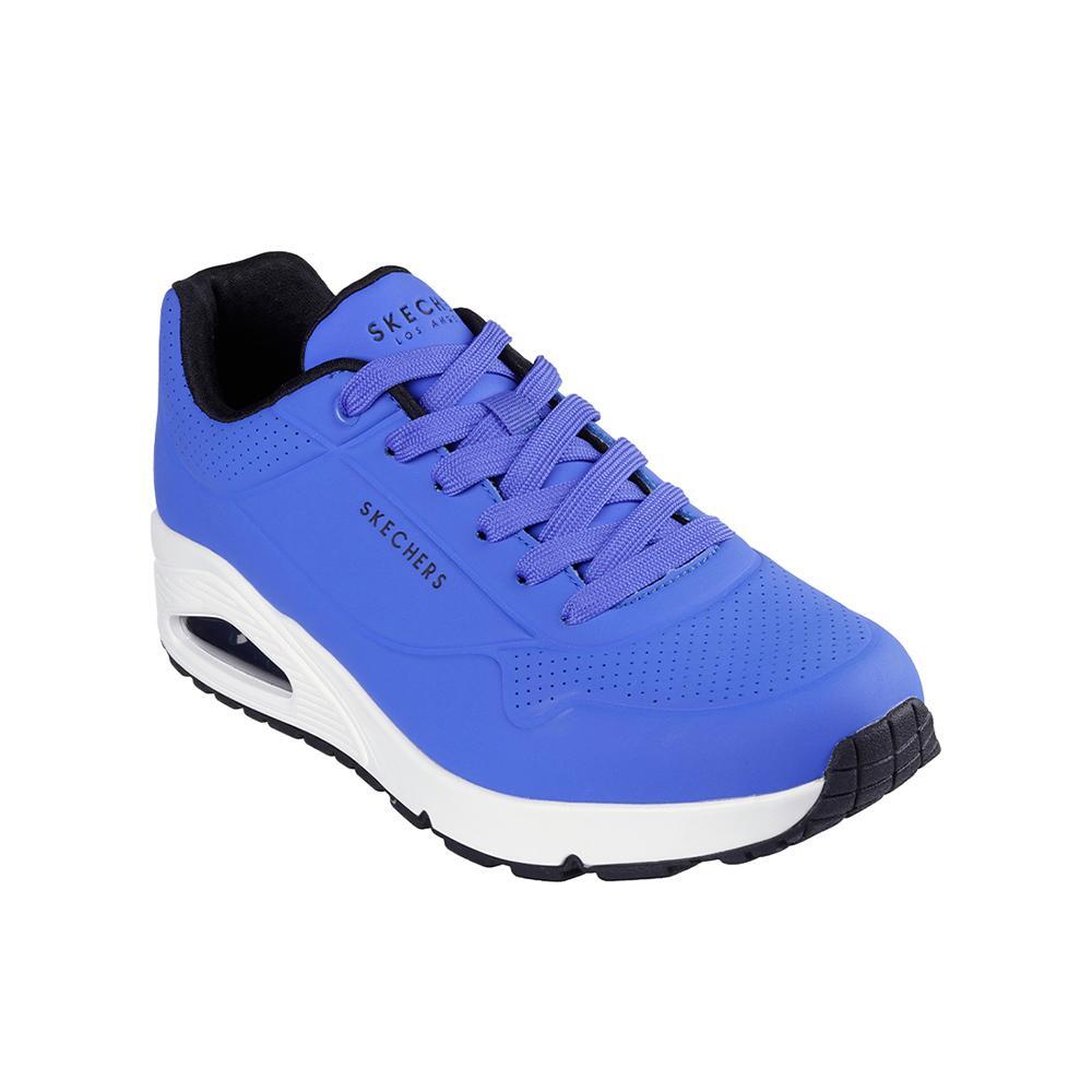 Sapatilhas Skechers Homem Uno - Stand On Air Azuis 2/4