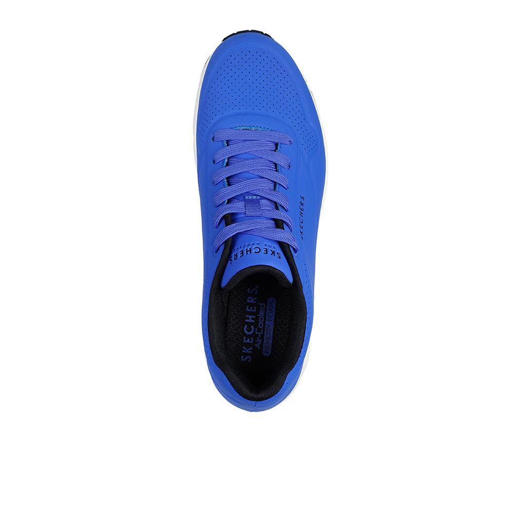 Sapatilhas Skechers Homem Uno - Stand On Air Azuis 3/4