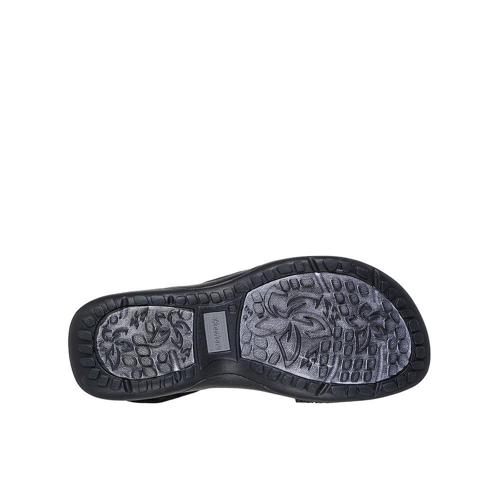 Sandalias Skechers Mujer Reggae Slim - Coffee Run Negras 4/4