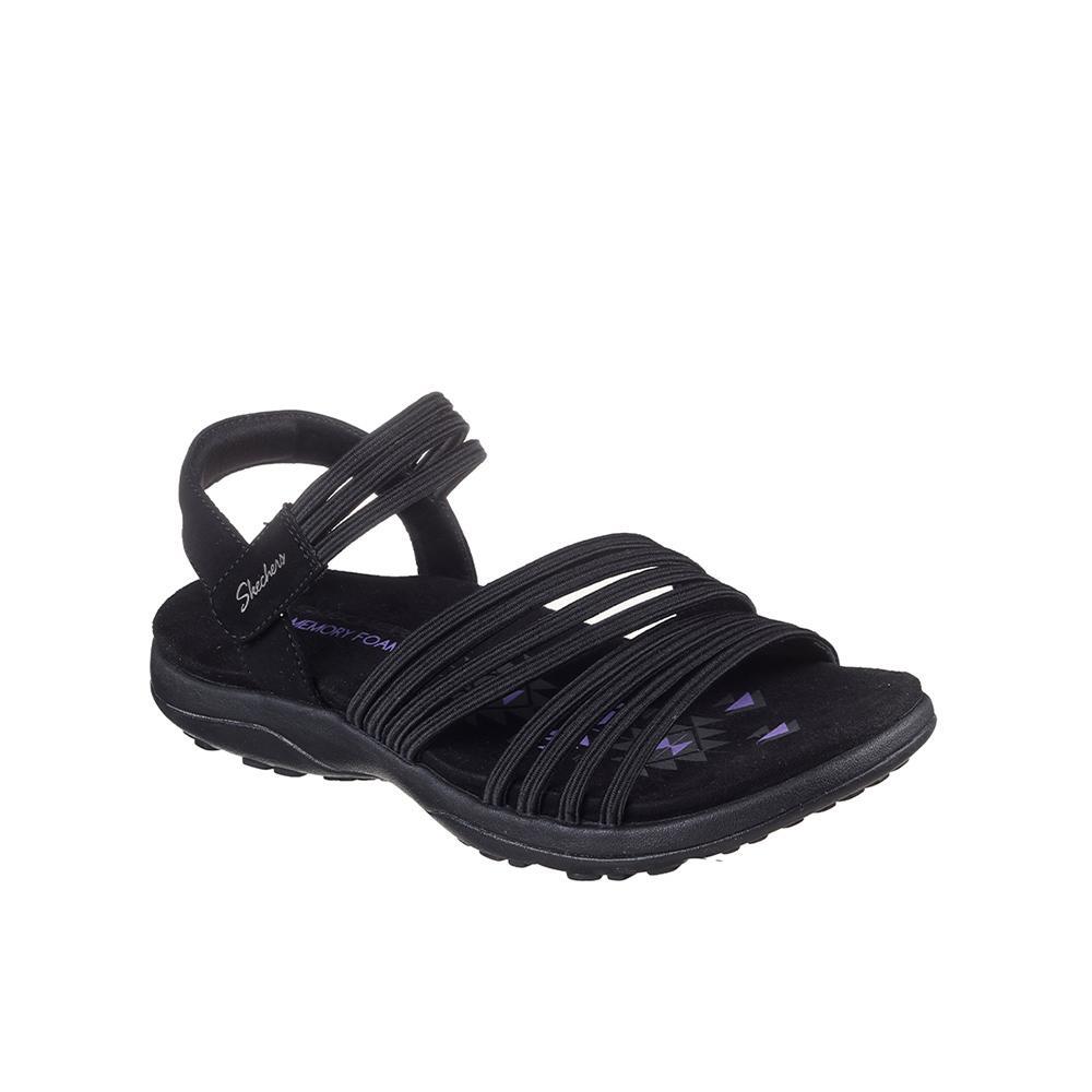 Sandalias Skechers Mujer Reggae Slim - Coffee Run Negras 2/4