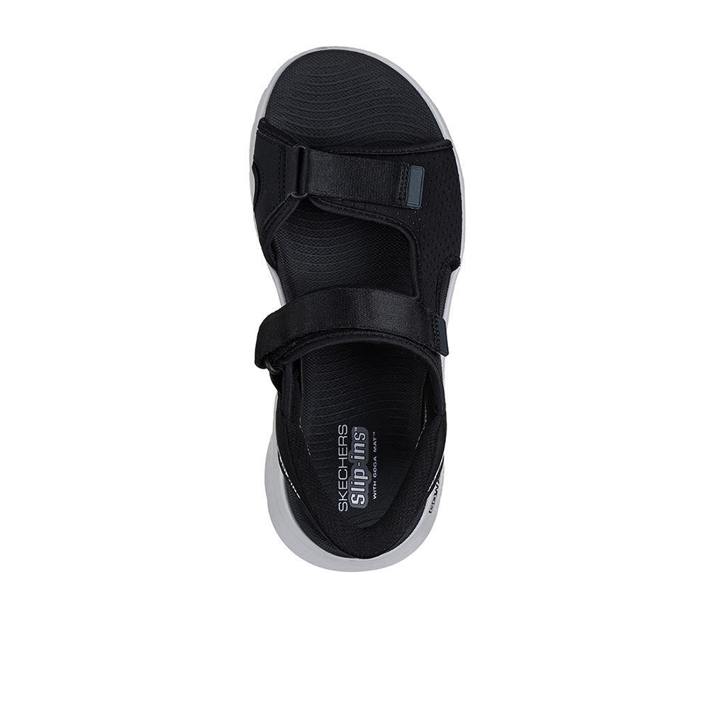 Sandálias Skechers Homem Go Walk Flex Pretas 3/4