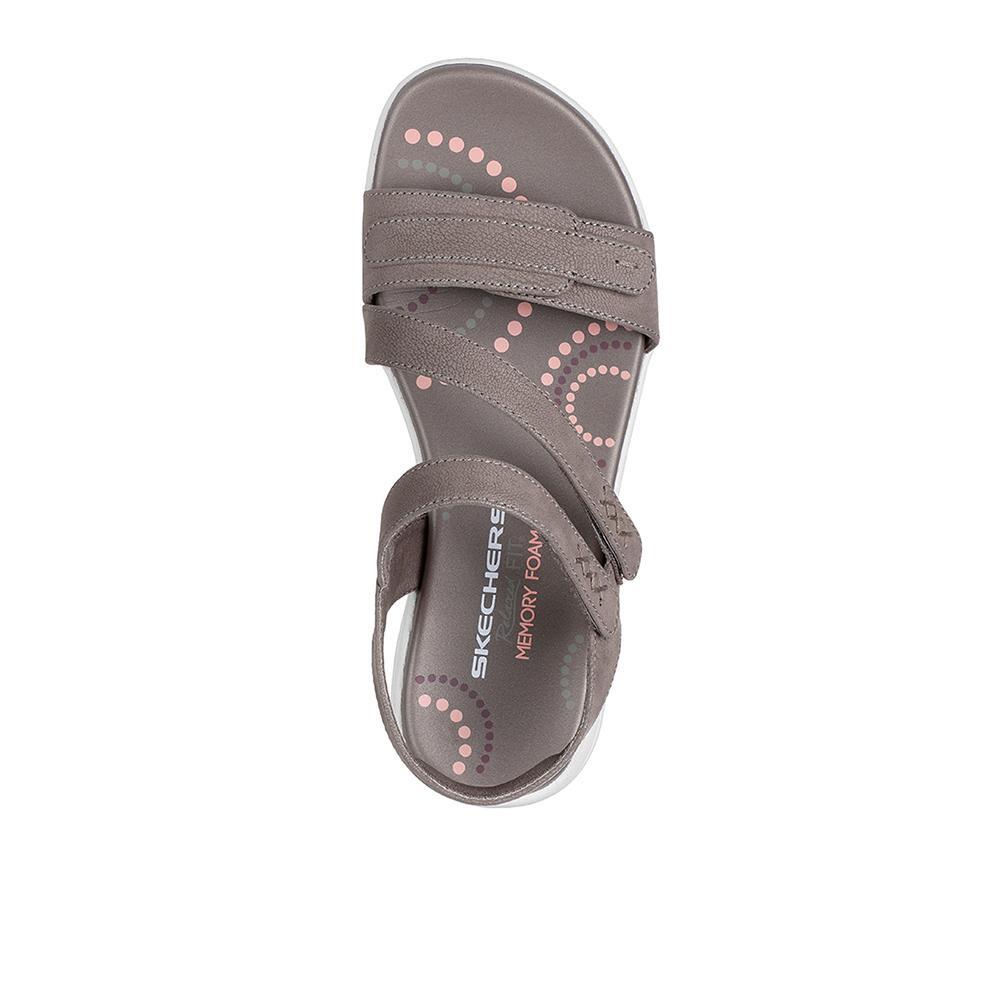 Sandálias Skechers Mulher Bayshore - Basic Necessity Taupe 3/7