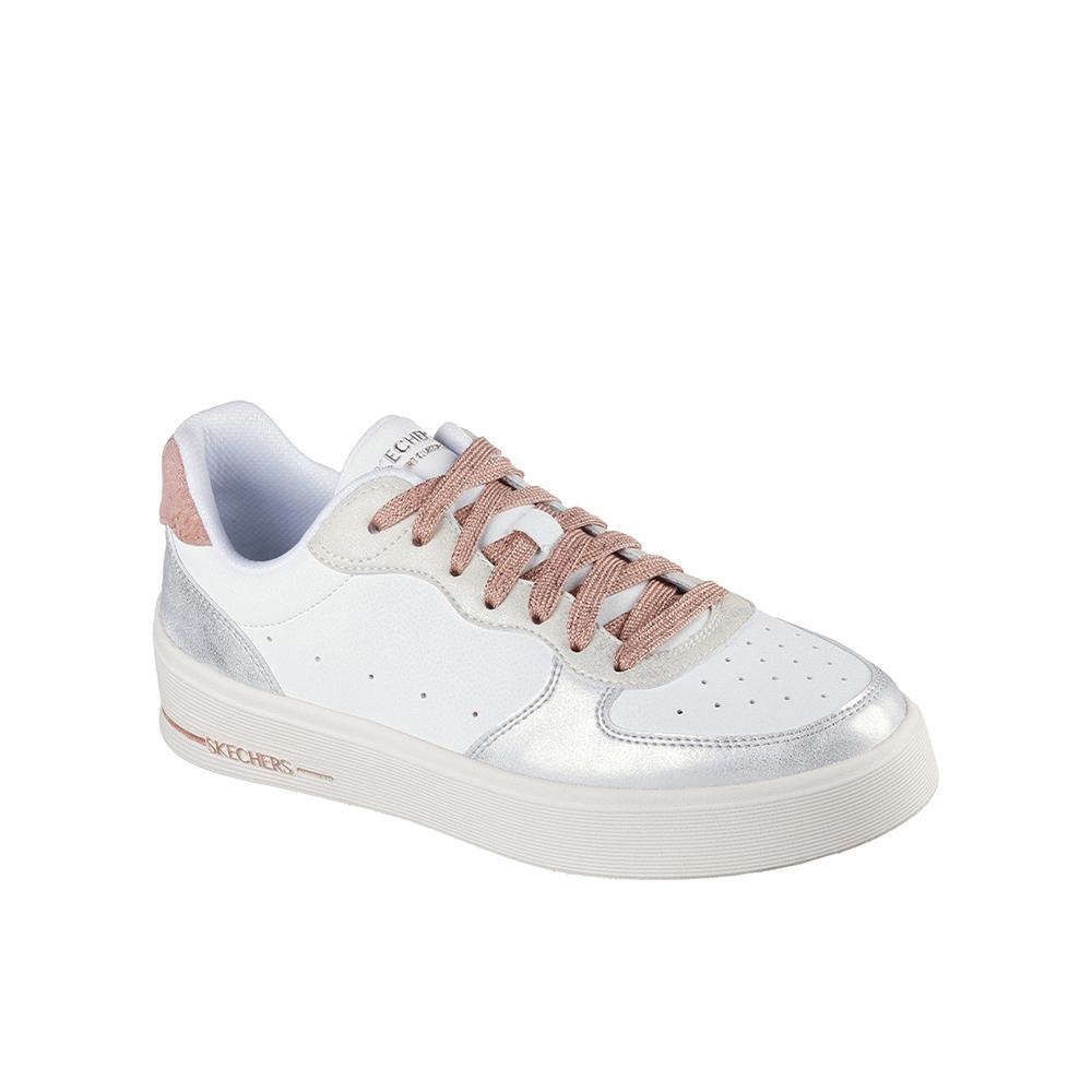 Sapatilhas Skechers Mulher Hiland - Soft Metals Brancas 2/4