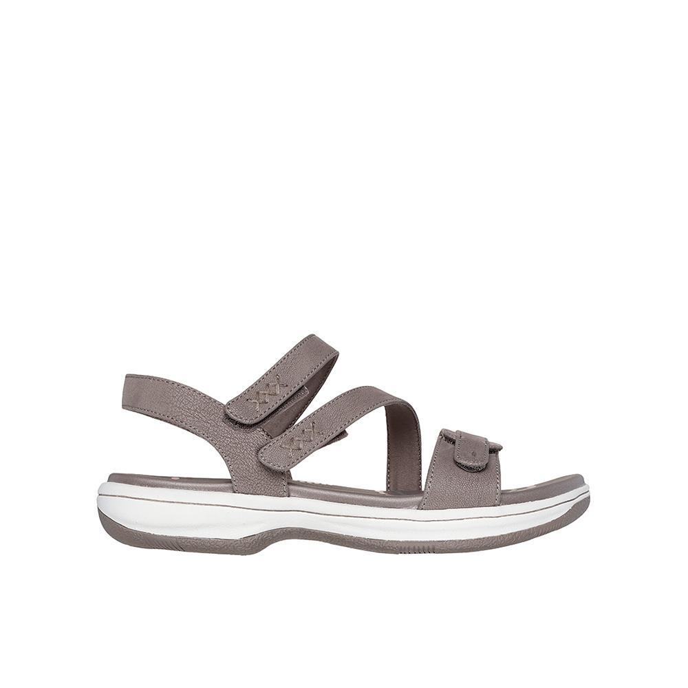 Skechers - Sandale Lanière  S Velcro   Femme Skechers Bayshore Tissu Gris - Sandales - Beige - 40 - Decathlon