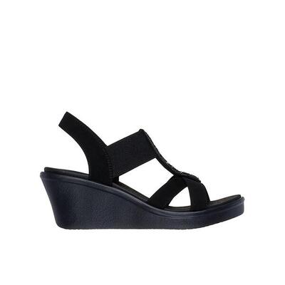 Sandalias Skechers Mujer Rumble On - Glammed Up Negras