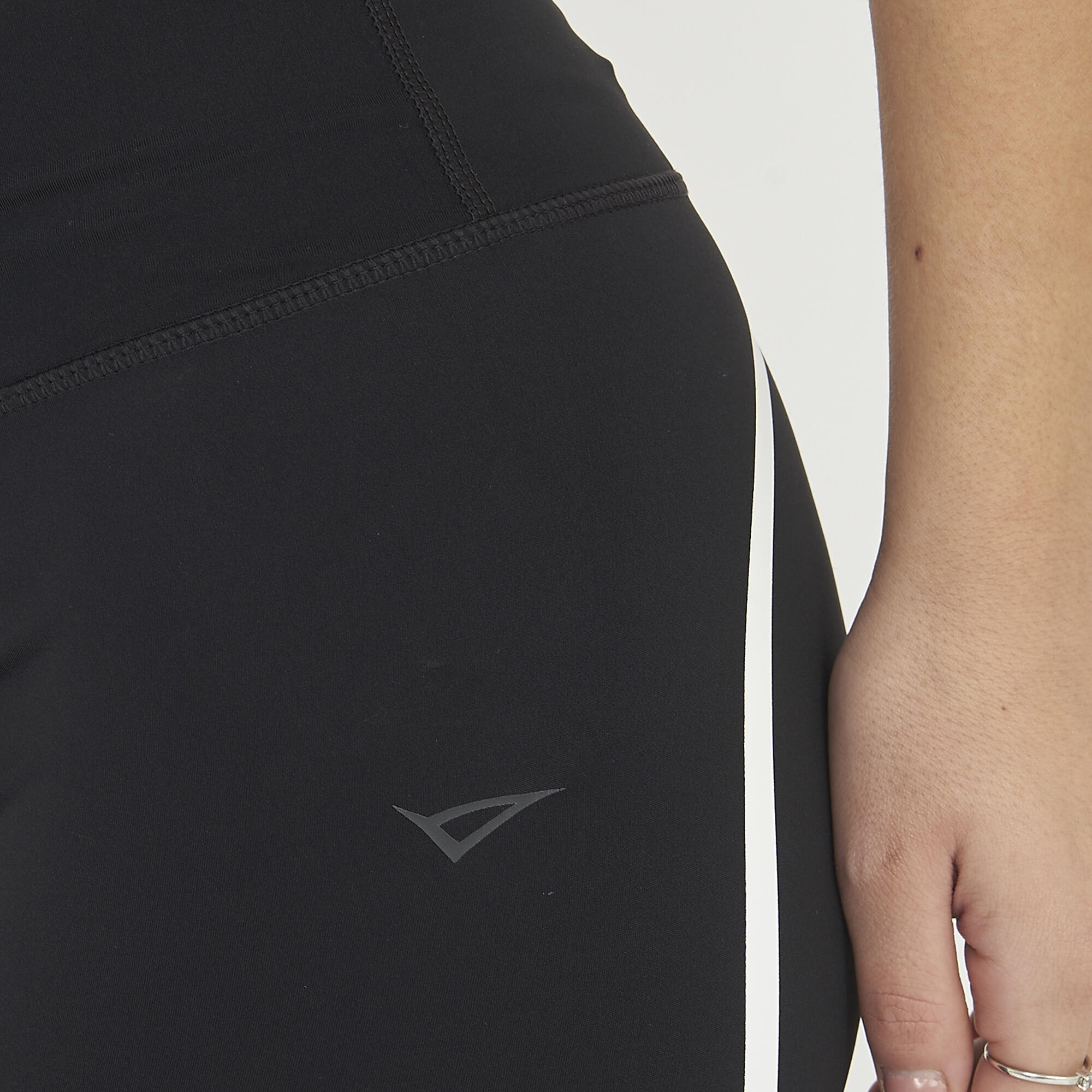 leggings fitness donna neso nero bianco 4/6
