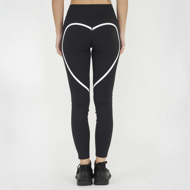 Leggings de fitness pentru femei Neso negru și alb