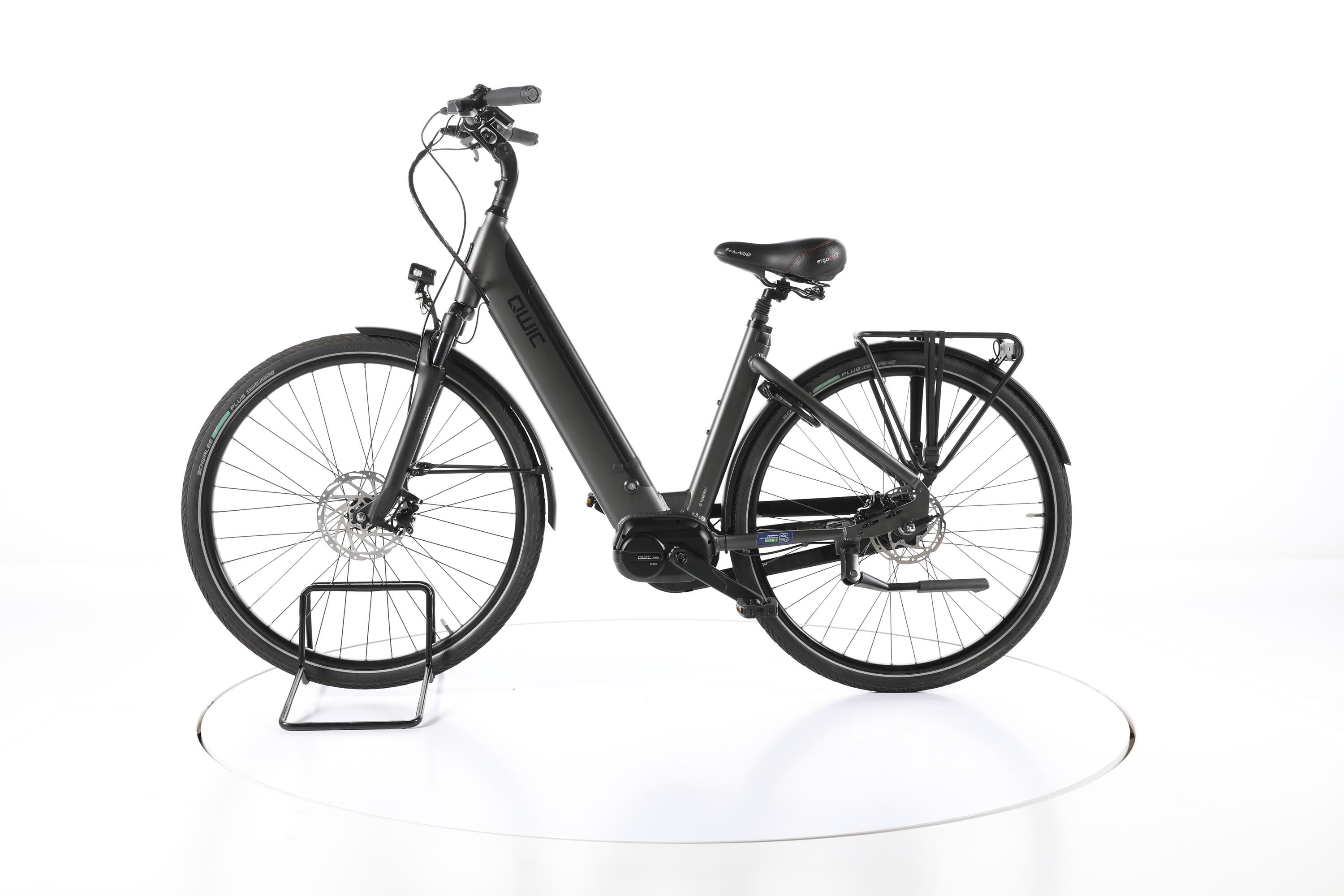 Refurbished - QWIC Premium i MN7+ City E-Bike Lage instap 2022 - Goed 6/7