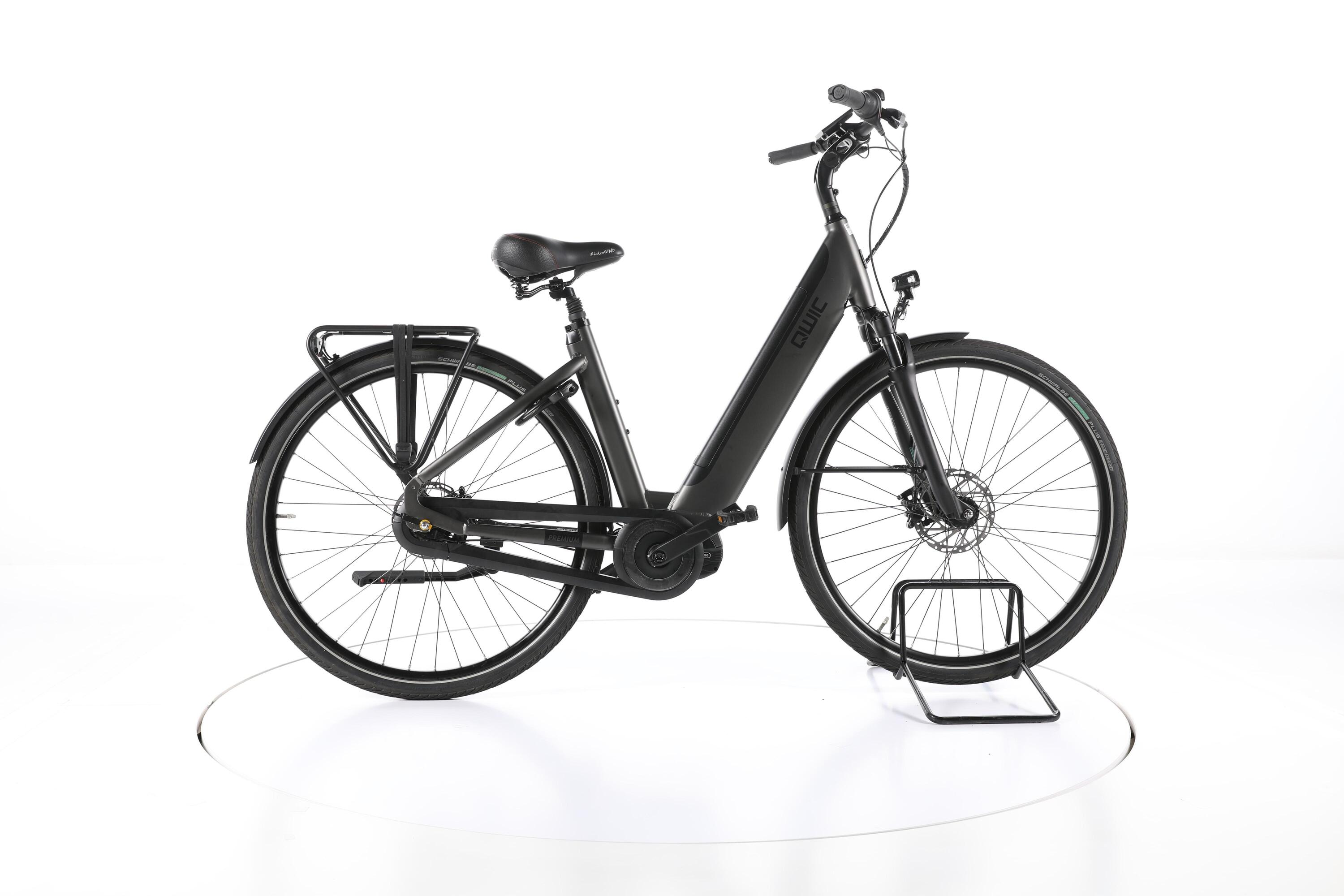 Refurbished - QWIC Premium i MN7+ City E-Bike Lage instap 2022 - Goed 1/7