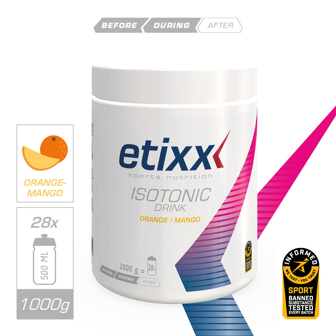 Etixx Isotonic Drink Orange-Mangue 1000g 3/6
