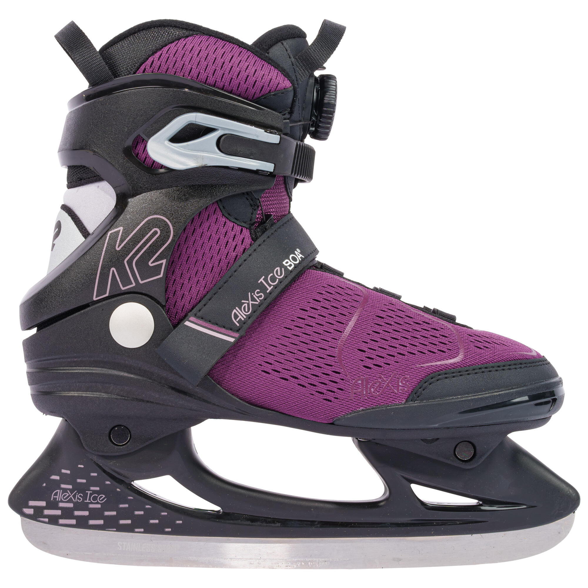 K2 - K2 Alexis Boa Femmes Patins A Glace - Noir/violet - 37 - Patins À Glace - Violet - Decathlon
