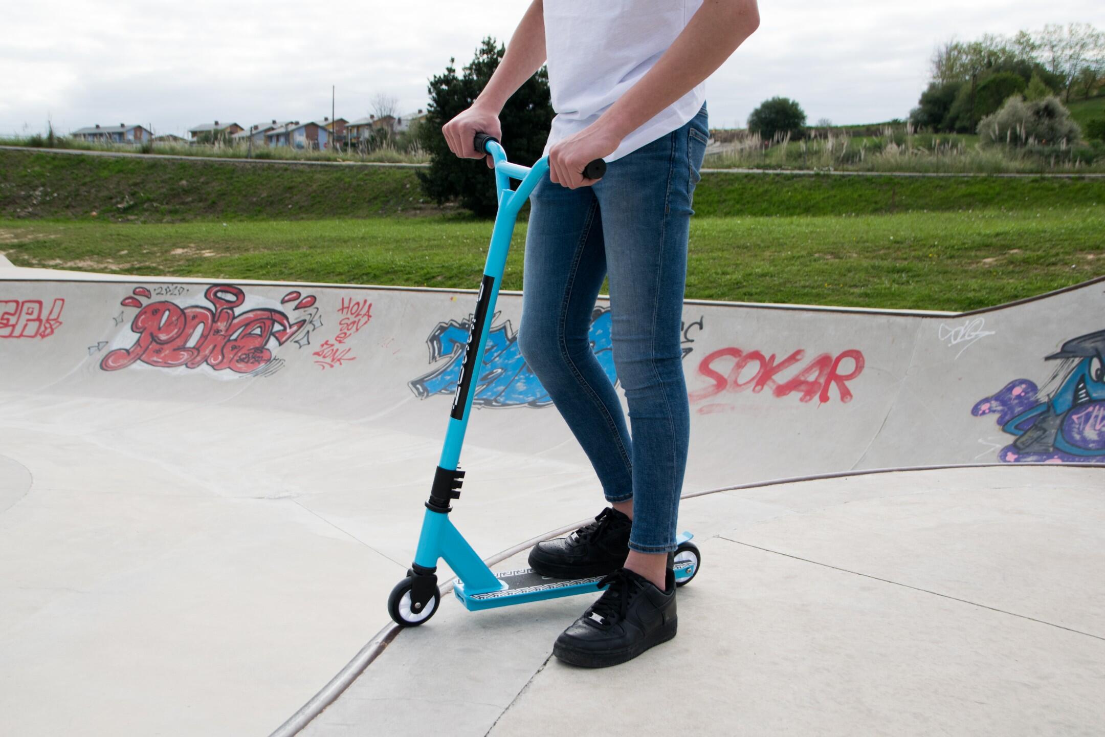 Freestyle-Scooter OLSSON COASTER Blau 100 mm 6/7
