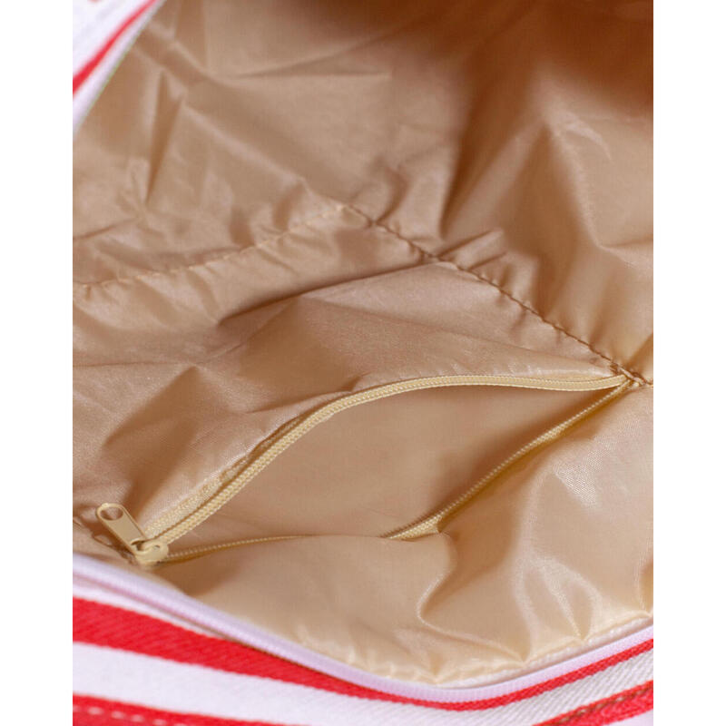 SAC DE PROMENADE – RAYURES ROUGE