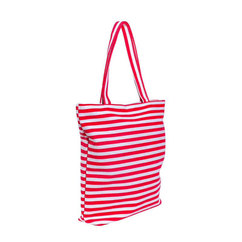 SAC DE PROMENADE – RAYURES ROUGE